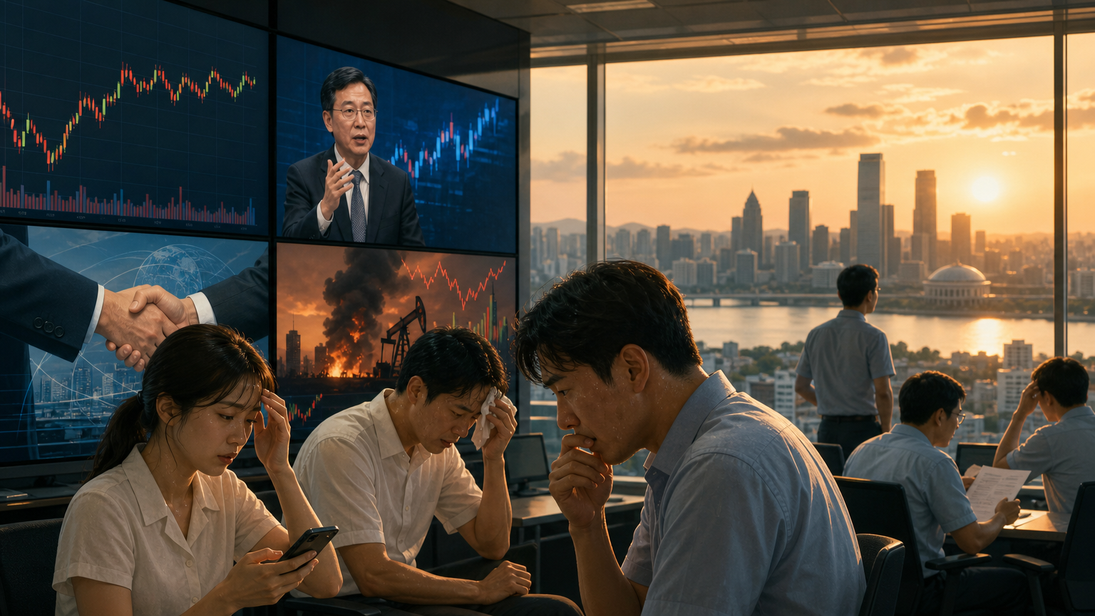 오늘의 글로벌 증시 카드뉴스 결론 이미지 — 이형일 경제부총리 후보자가 금투세 도입을 증시 안정 이후로 미루겠다고 밝히며 세제 불확실성이 다소 누그러졌다
