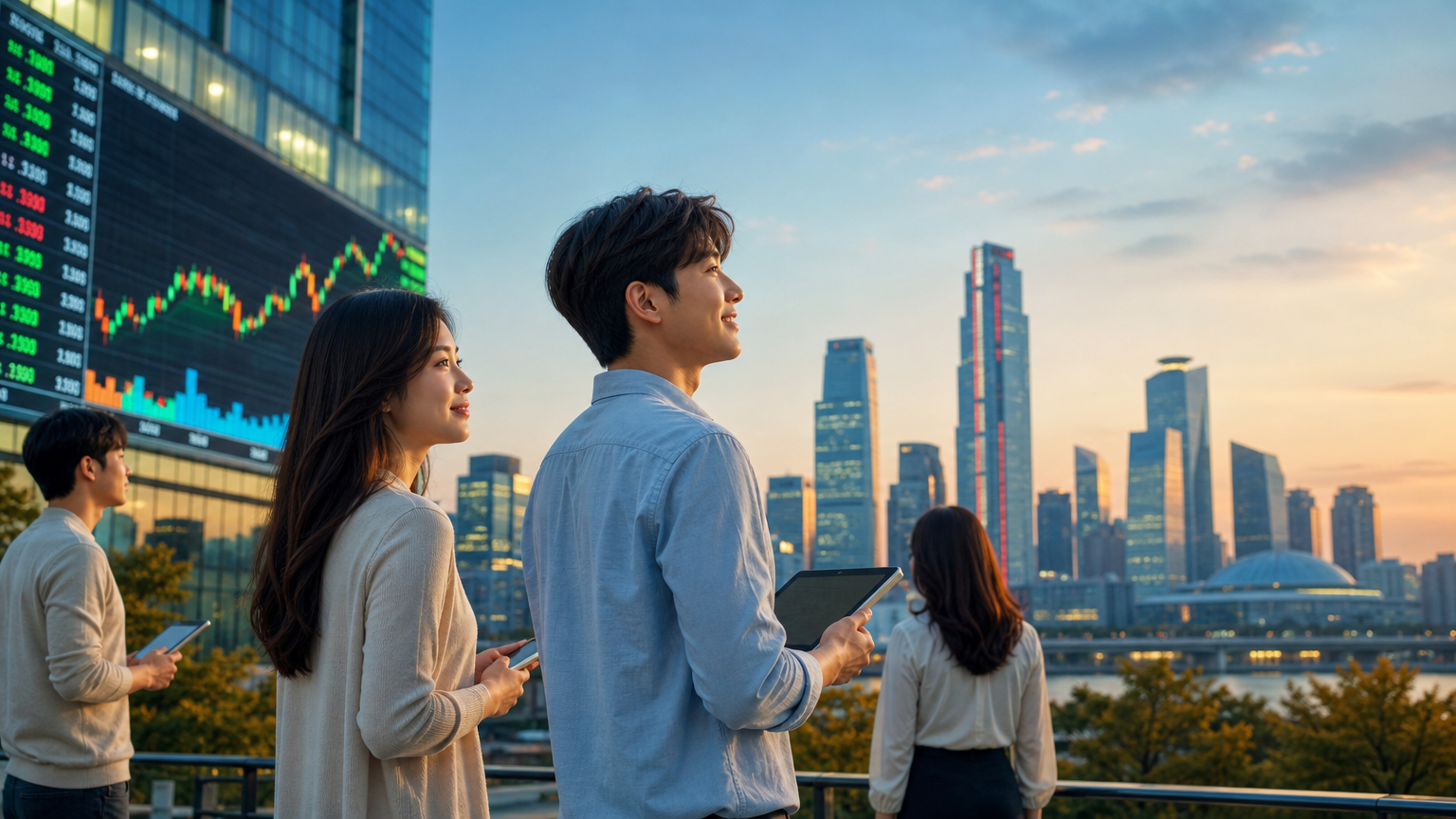 오늘의 글로벌 증시 카드뉴스 결론 이미지 — 2026-09-23 글로벌 증시의 주도 테마는 두 갈래로 뚜렷하다. 첫째, 뉴욕증시는 AI 관련주 전반의 상