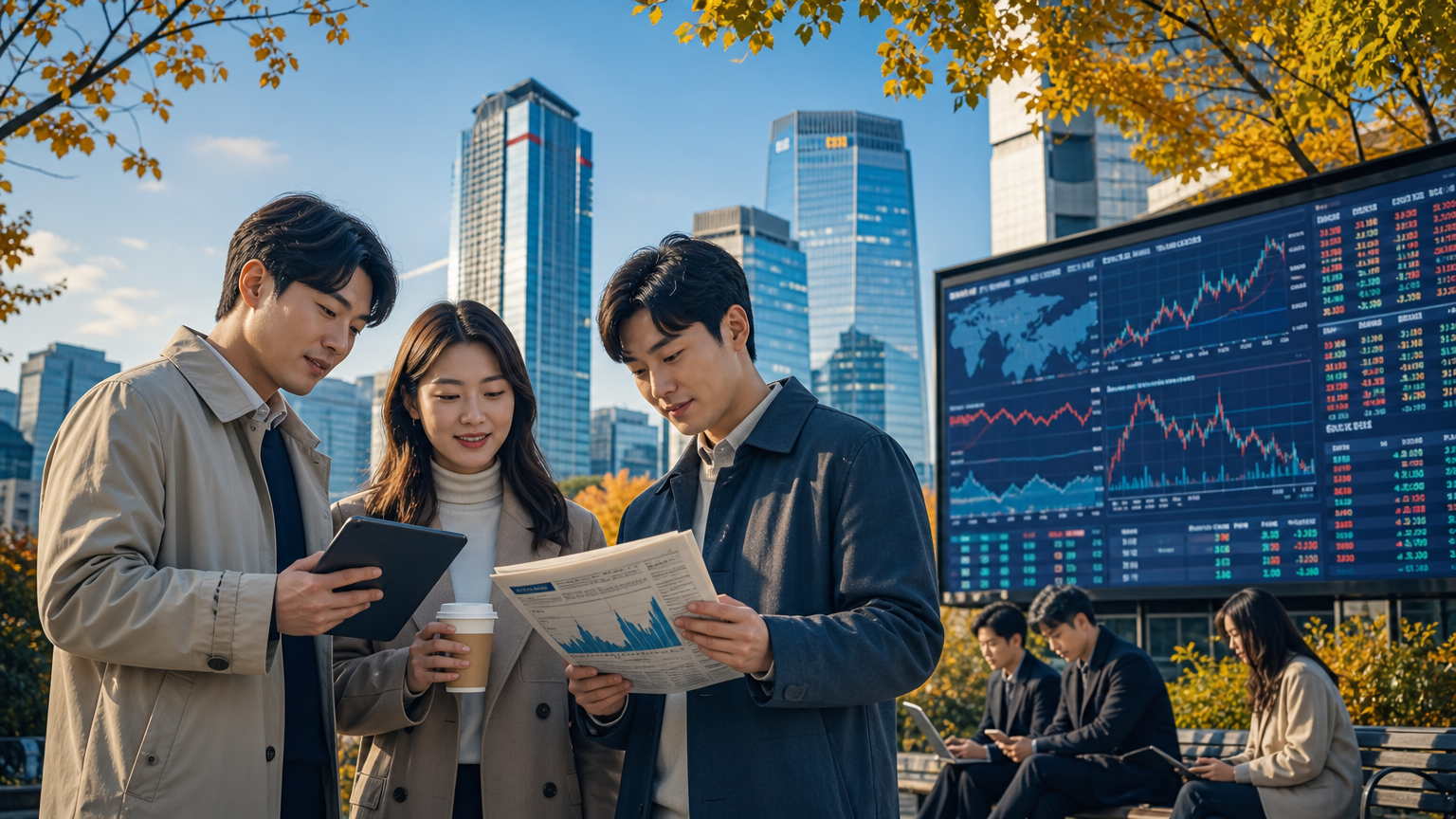 오늘의 글로벌 증시 카드뉴스 중간 이미지 — 마이크로소프트가 AI 부문 경쟁력을 실적으로 증명했고, 앤트로픽은 취소가 어려운 대규모 장기 인프라 계약을
