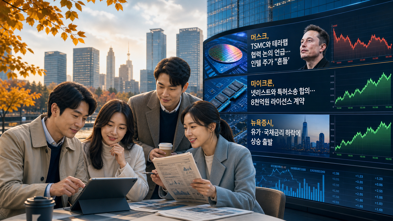 오늘의 글로벌 증시 카드뉴스 중간 이미지 — 오늘 글로벌 증시는 엔비디아의 연속 신고가와 오픈AI의 대형 투자유치 논의로 AI·반도체 쏠림이 다시 확인됐